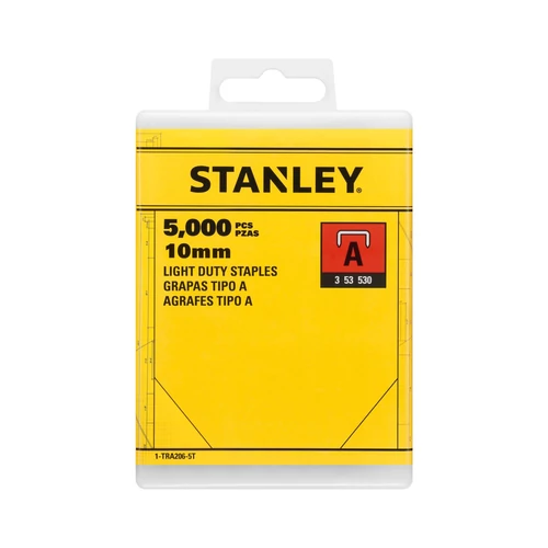 STANLEY „A“ típusú tűzőkapocs 10mm (5000db)