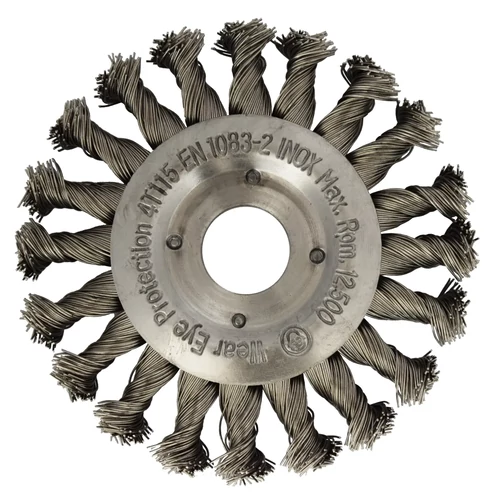 Abraboro ULTRA körkefe sodrott inox-dróttal D22 125mm
