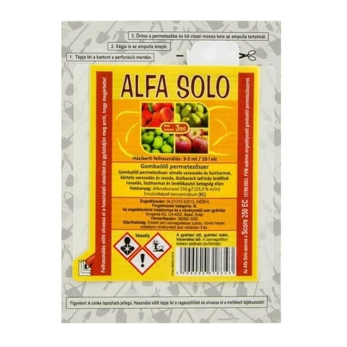 Alfa Solo (Score 250 EC) gombaölő szer 3ml