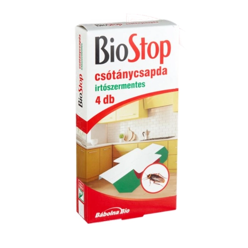 BioStop irtószermentes csótánycsapda (4db)