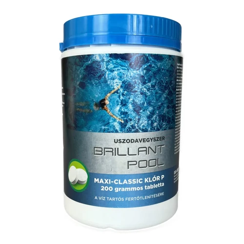 Brilliant Pool Maxi-Classic Klór P 200g-os klórtabletta 1kg