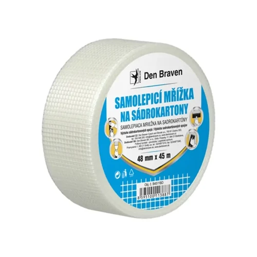 Den Braven öntapadós hézagerősítő szalag gipszkartonhoz 48mm (45m)