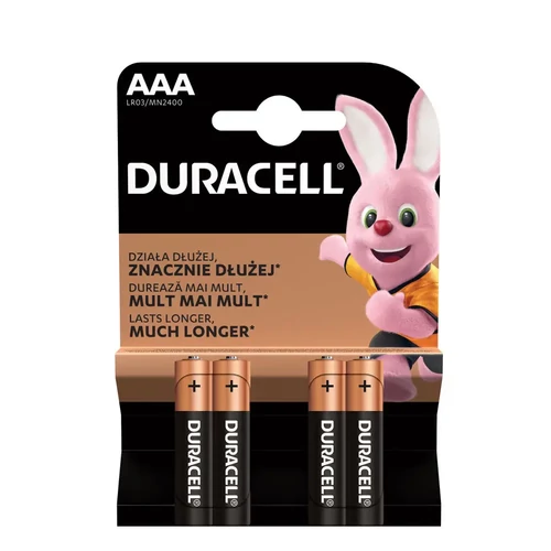 Duracell Basic alkáli AAA mikro elem (4db)