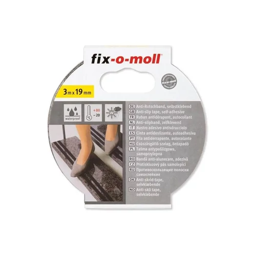 Fix-o-moll öntapadós csúszásgátló szalag 19mm (3m) fekete