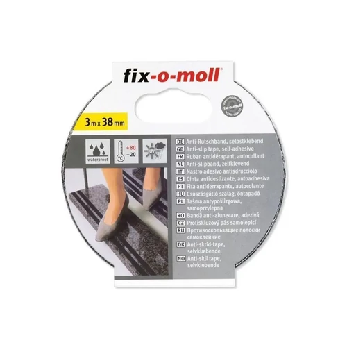 Fix-o-moll öntapadós csúszásgátló szalag 38mm (3m) fekete