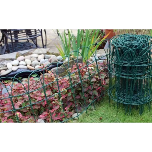 Kerti díszkerítés zöld 40cm (25m)