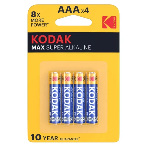 Kodak Max alkáli AAA mikro elem (4db)