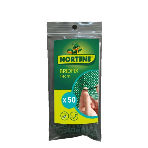 Nortene Birdfix gyorskötöző zöld 140x4,6mm (50db)