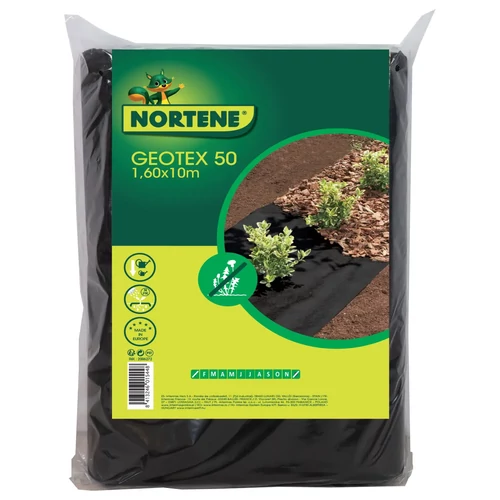 Nortene geotextília fekete 50g/m2 1,6x10m