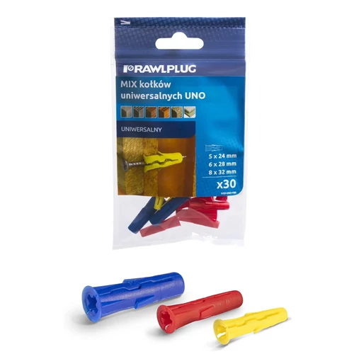 Rawlplug UNO univerzális dübel készlet (30 részes)
