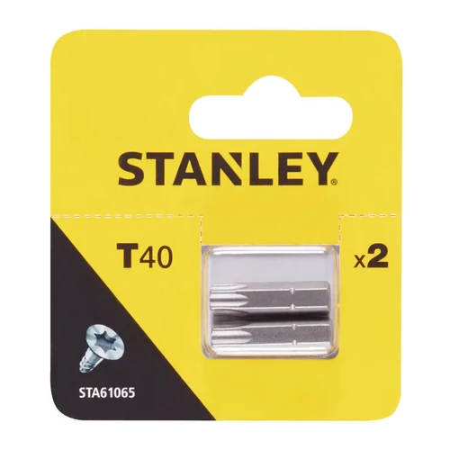 STANLEY behajtótüske 25mm T40 (2db)