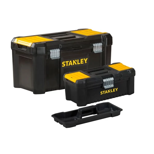 STANLEY essential fémcsatos szerszámosláda 48x25x25cm