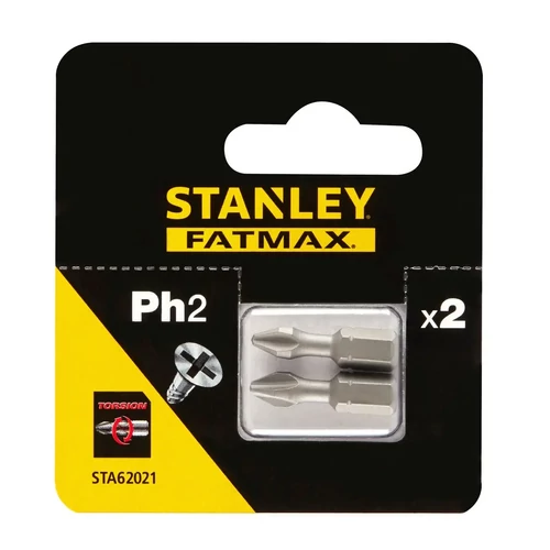 STANLEY FATMAX torziós behajtótüske 25mm PH2 (2db)