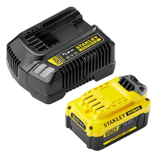 STANLEY FATMAX V20-18V Li-Ion 4.0Ah akkumulátor + töltő készlet