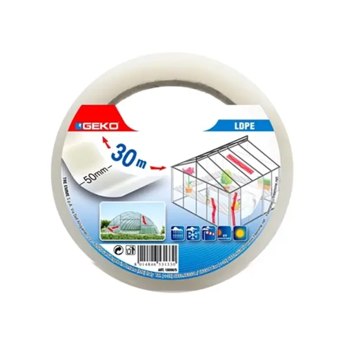 Uv Álló Ragasztószalag 50 mm X 30 M Üvegházhoz Fóliasátorhoz Polikarbonáthoz Geko