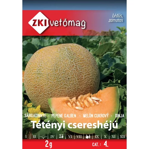 ZKI Sárgadinnye (Tétényi csereshéjú) vetőmag 2g