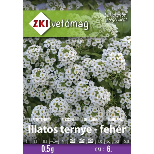 ZKI Virágmag (Illatos ternye Fehér) vetőmag 0,5g