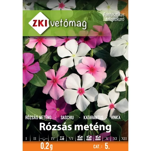 ZKI Virágmag (Rózsás meténg színkeverék) vetőmag 0,2g