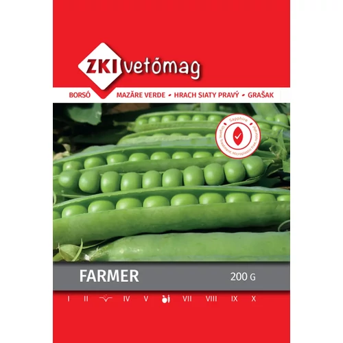 ZKI Zöldborsó (Farmer) vetőmag 200g