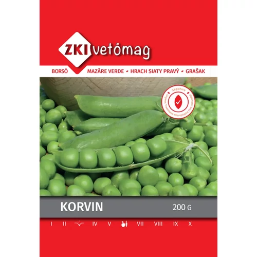 ZKI Zöldborsó (Korvin) Vetőmag 200g