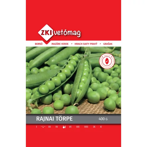 ZKI Zöldborsó (Rajnai Törpe) Vetőmag 400g