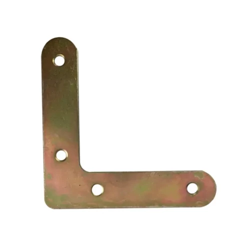 Ablakszegletvas 80x80x17/1mm sárga horganyzott