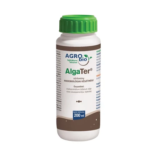 AgroBio AlgaTer mikrobiológiai talajkondicionáló talajalga 200ml