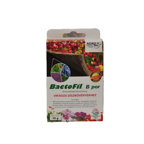 AgroBio BactoFil B mikrobiológiai talajkondicionáló virágos dísznövényekhez (200m2) 10g