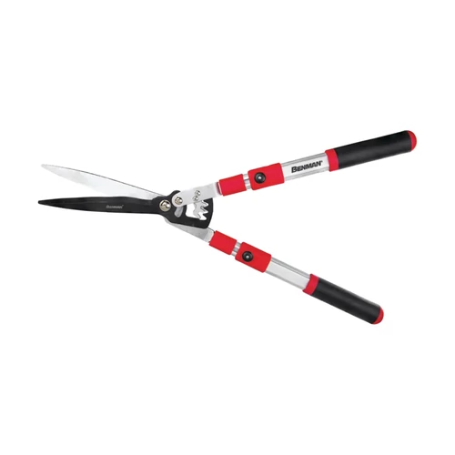 Benman racsnis sövényvágó olló hullámos pengével teleszkópos nyéllel 58-78cm