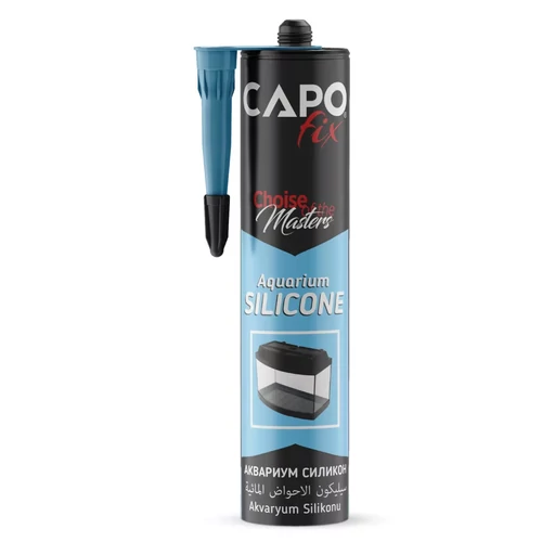 CAPOFIX akvárium ragasztó 100% szilikon transzparens 320g