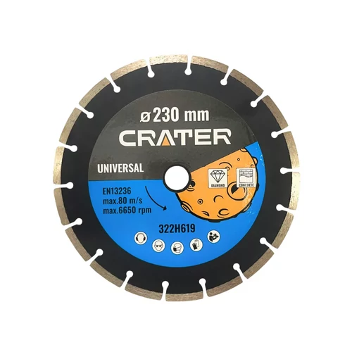 CRATER szegmentált gyémánttárcsa 230mm