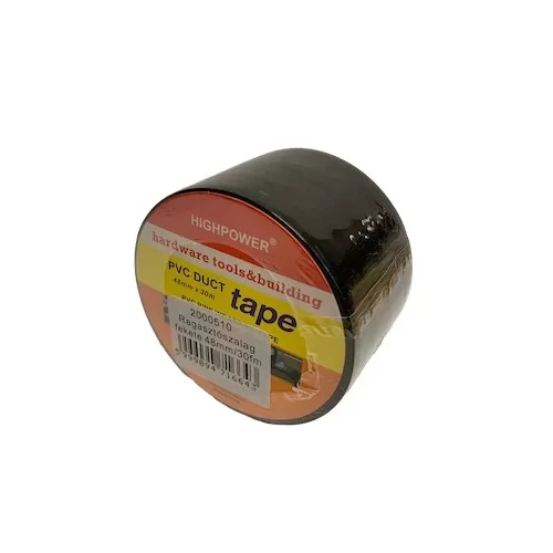 Erősített fekete ragszatószalag 48mm (30m)