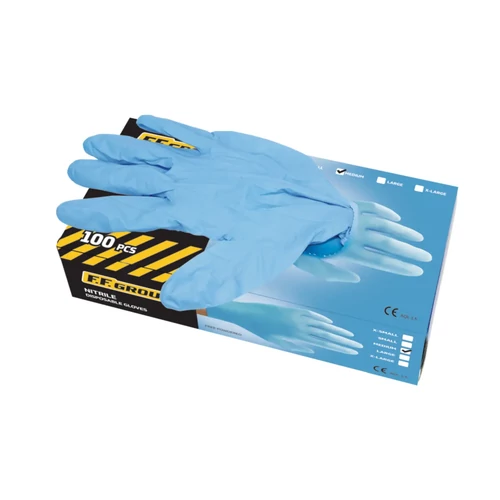 FF Group nitril púdermentes vizsgálókesztyű (100db) XL