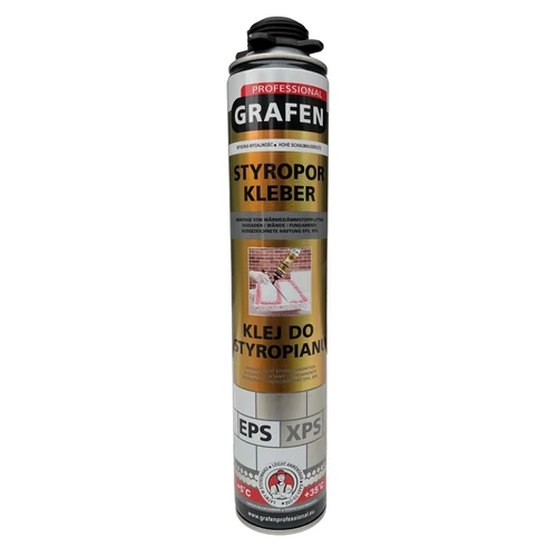 GRAFEN pisztolyos ragasztó purhab XPS/EPS szigetelőanyagokhoz 750ml - 840g