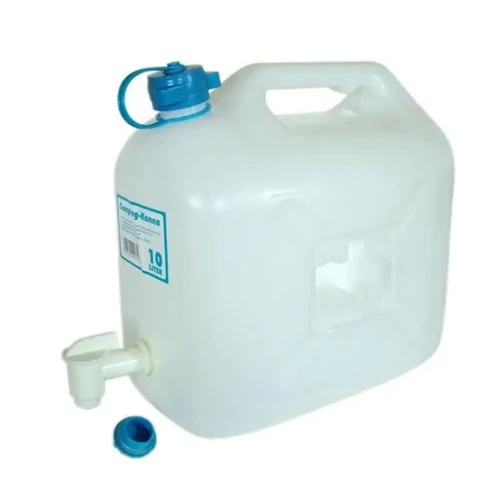 Műanyag camping kanna rejtett csappal 10L