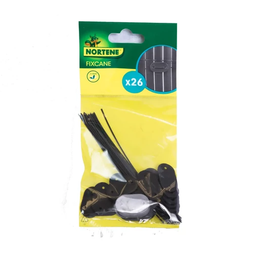 Nortene FIXCANE - Speciális rögzítő mű nádfonatokhoz fekete (26 darab / csomag)
