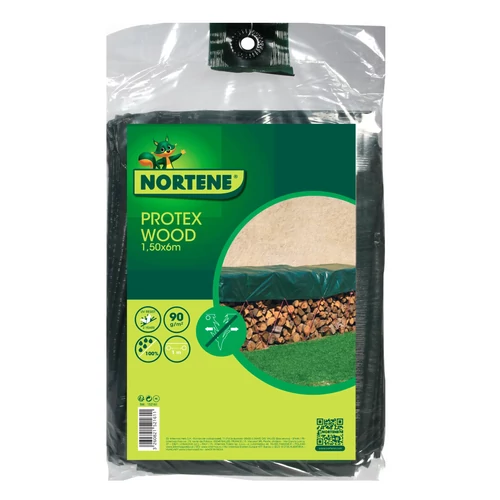 Nortene PROTEX WOOD - Fahasáb takaró vízhatlan ponyva 1,5 x 6 m zöld