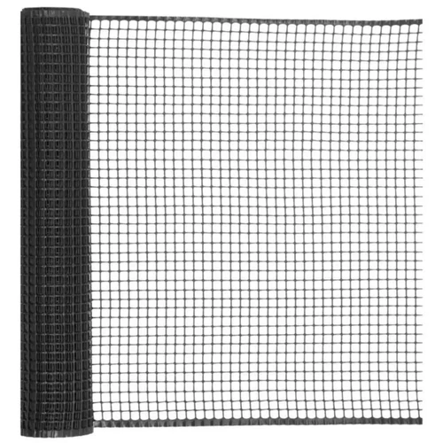 Nortene SQUARE - Műanyag kertirács 0,5 x 5 m antracit (10 x 10 mm)
