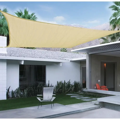 Nortene SUNNET KIT - Szőtt árnyékoló háló 3,6 x 3,6 m bézs (160 g/m2)