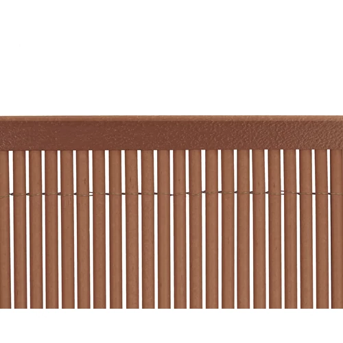 Nortene VIMET LOP PROFILE U - U-alakú lezáró profil Vimet LOP nádkerítéshez 1,5 m sötétbarna