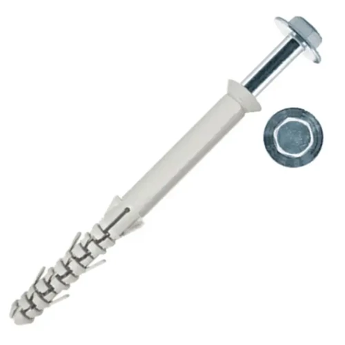 Rögzítő dübel 16x240mm + állványcsavar 12x240mm