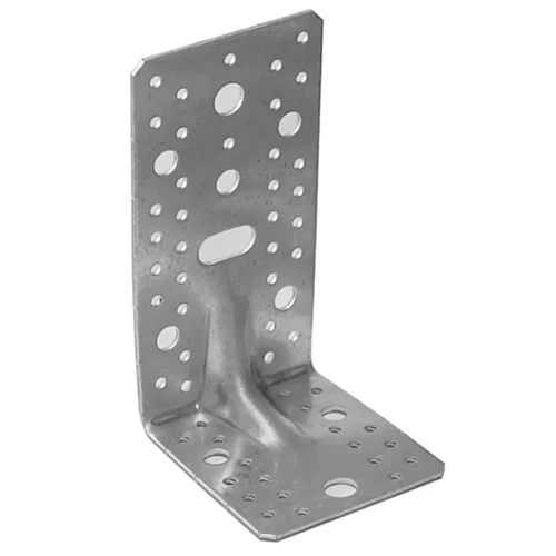 Sarokösszekötő lemez horganyzott erősített 172x105x90x3mm Sarokösszekötő lemez horganyzott erősített 172x105x90x3mm