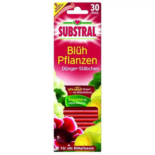 Substral Piros táprudacskák virágos disznövényekhez 30 db