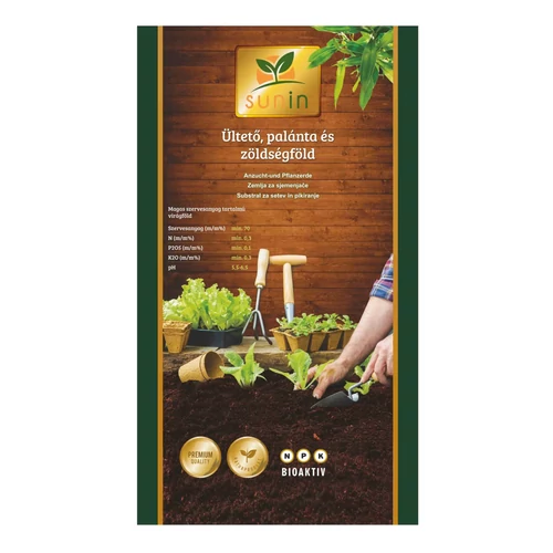 Sunin Prémium Ültető, palánta és zöldségföld 20L