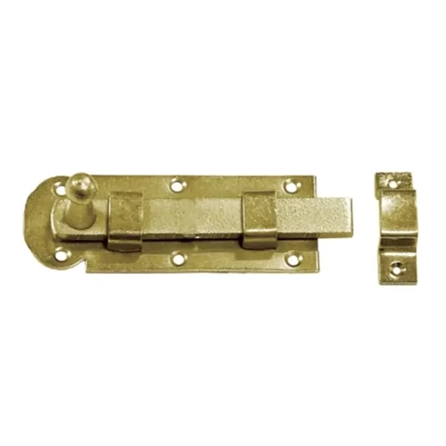 Tolózár + ütköző egyenes gombos horganyzott 80x26mm 