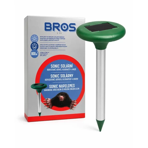 BROS Sonic napelemes ultrahangos vakondriasztó (800m2)