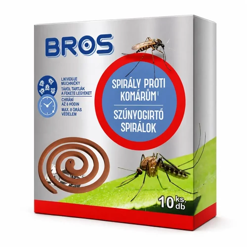 BROS szúnyogirtó spirál (10db)
