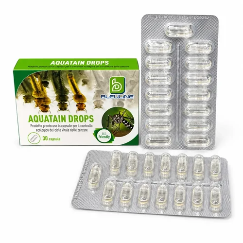 Bleuline Aquatain Drops szúnyoglárva-irtó kapszula (30db)