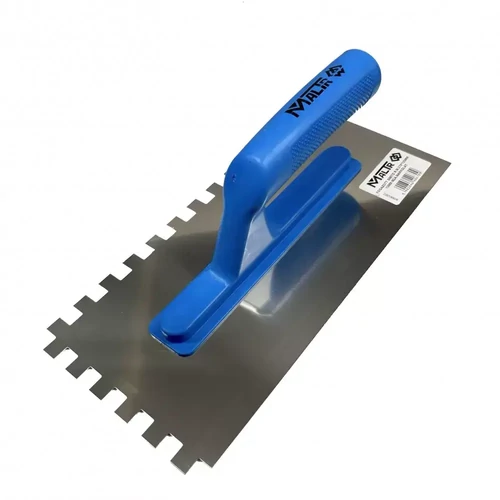 MALTR rozsdamentes fogazott glettvas 10x10mm 270x125mm