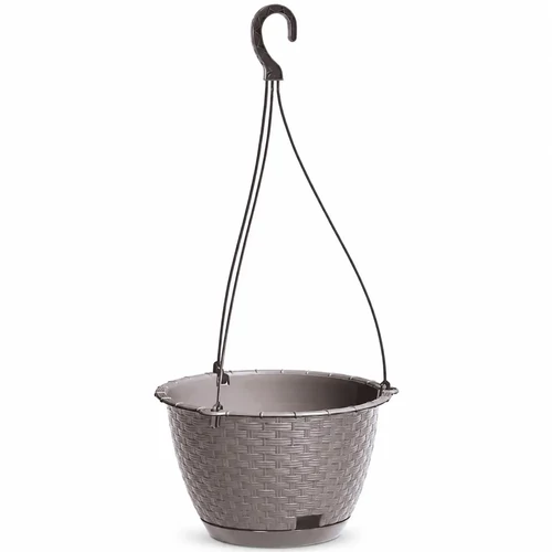 Prosperplast rattan akasztós kaspó 24cm mokka